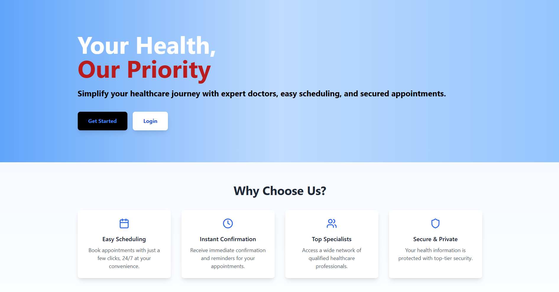 Doctor's Appointment Booking System